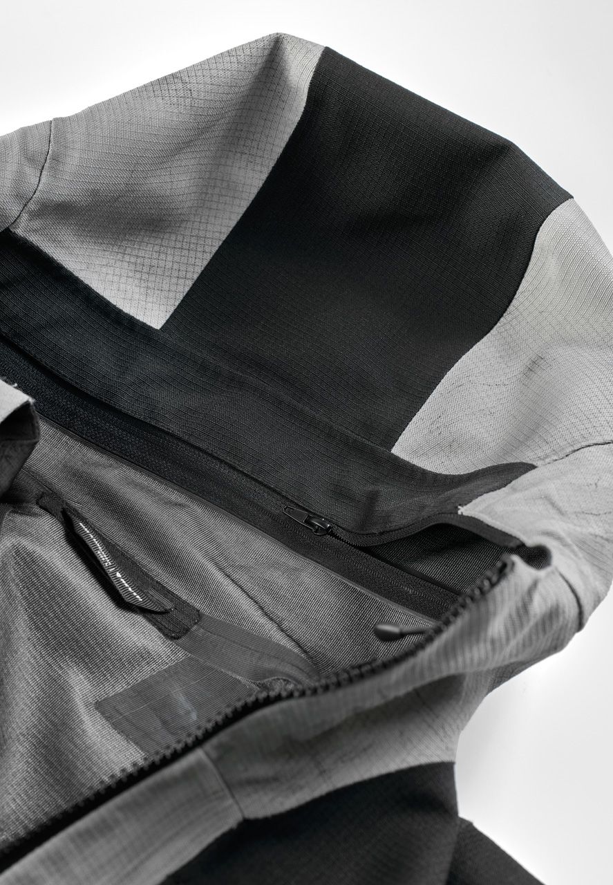 Jacket Tectonic H2O | Black-Light Grey - Detail