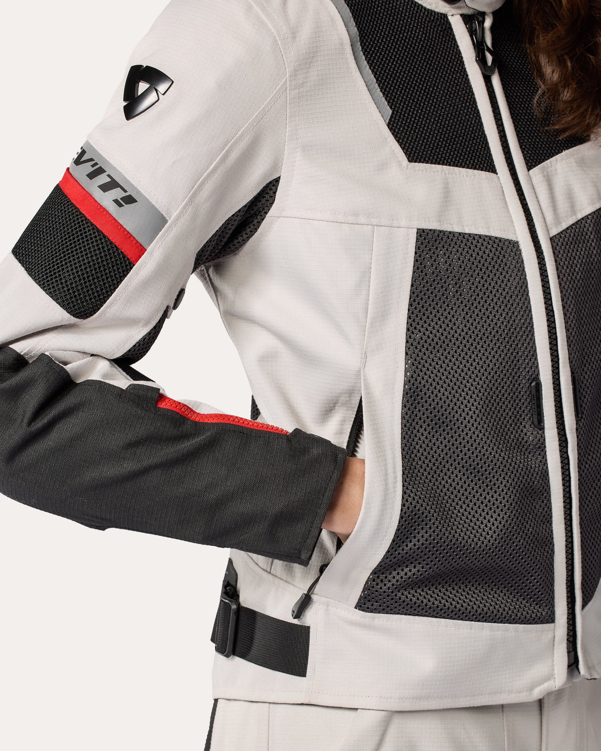 Jacket Tornado 4 H2O Ladies | Silver-Black - Detail