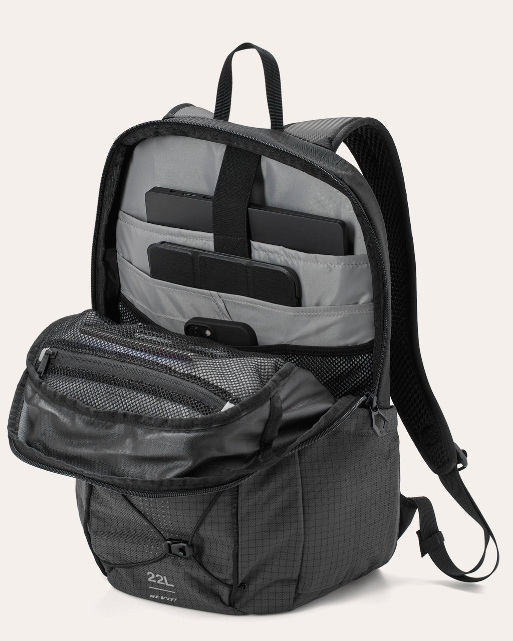 Backpack Saroa | Sand-Black - Detail